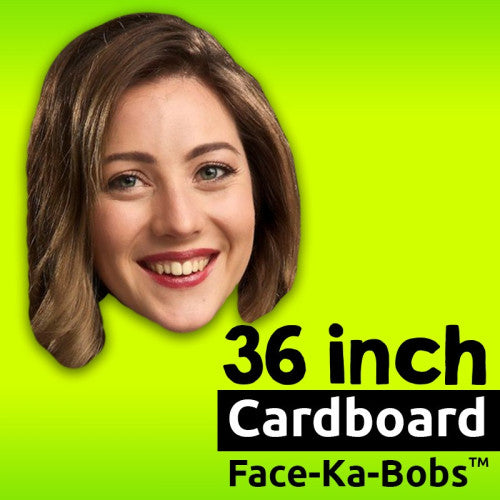 3 Pieces 36" Custom Cardboard Face-Ka-Bobs Cutouts