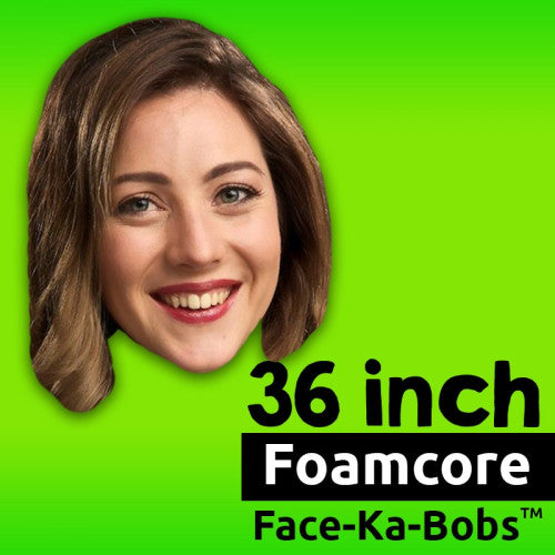3 Pieces 36" Custom Foamcore Face-Ka-Bobs Cutouts