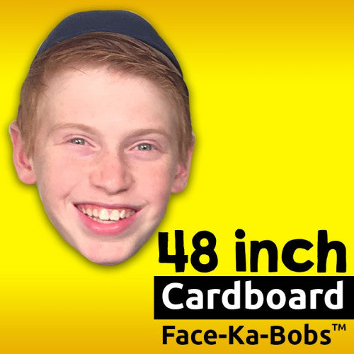 2 Pieces 48" Custom Cardboard Face-Ka-Bobs Cutouts