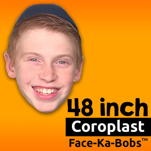 2 Pieces 48" Custom Coroplast Face-Ka-Bobs Cutouts