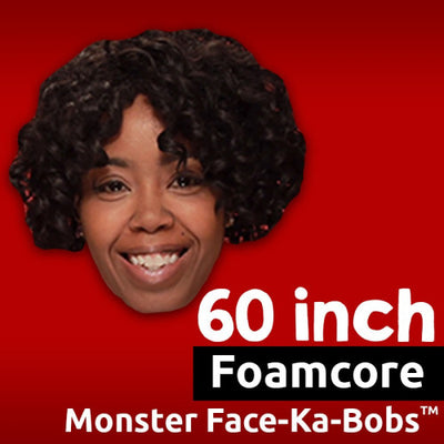 60" Custom Foamcore Face-Ka-Bobs Cutouts